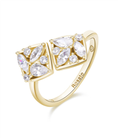 Ring Rosato Woman in Silver Zirconia RZGE61B - RZGE61B